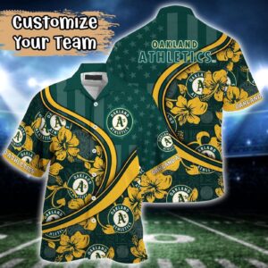 Oakland Athletics MLB Custom Hawaiian Shirt – Perfect for Fans!