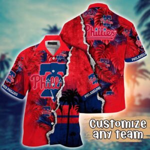 MLB Philadelphia Phillies Custom Hawaiian Shirt – Champion Chic Couture for Fans