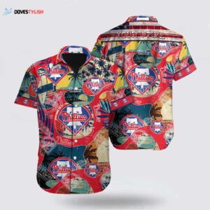 Personalized MLB Philadelphia Phillies Hawaiian Shirt - Perfect for Diehard Fans!