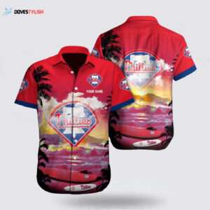 MLB Philadelphia Phillies Custom Hawaiian Shirt - Surf in Style as a True Fan!