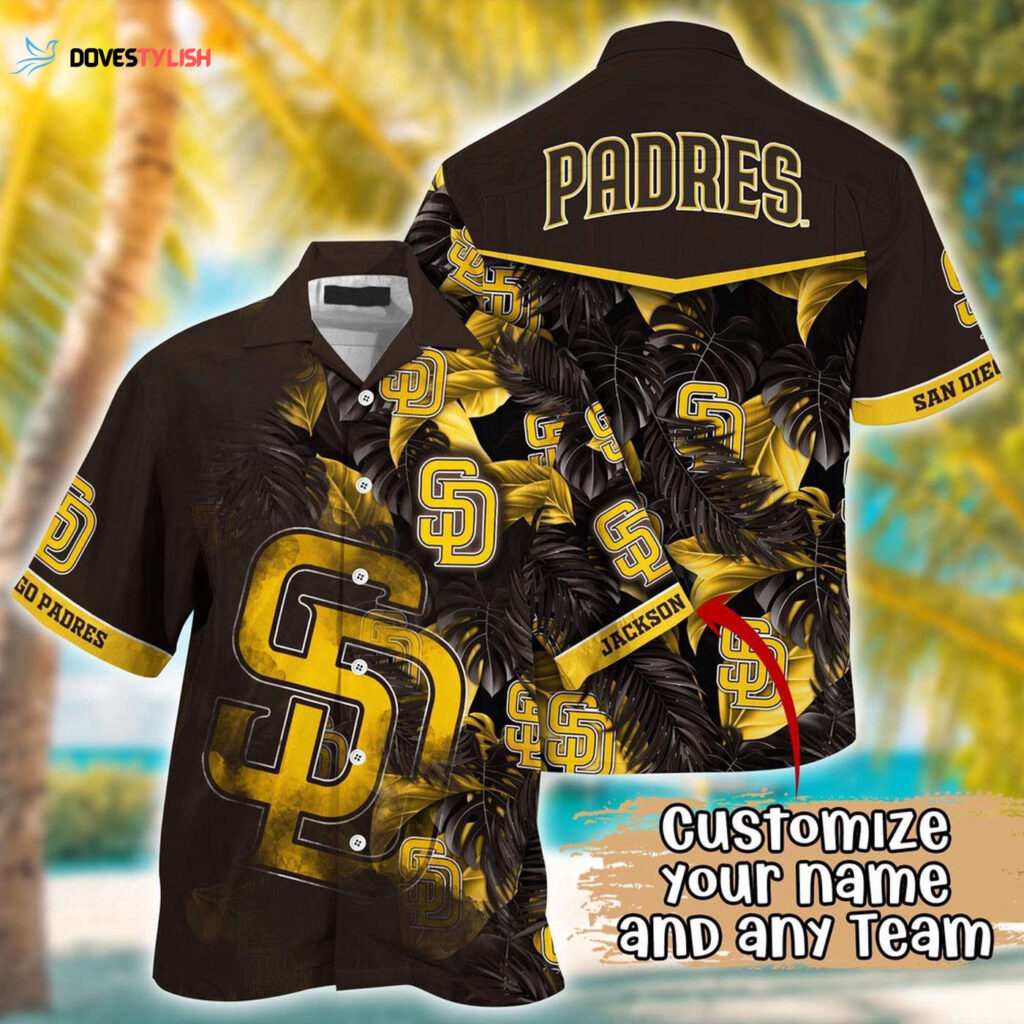 MLB San Diego Padres Hawaiian Shirt: Custom Radiant Rhythms for Fans MLB San Diego Padres Hawaiian Shirt: Custom Radiant Rhythms for Fans