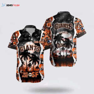 MLB San Francisco Giants Fan Hawaiian Shirt with Custom Logo and Coconut Pattern