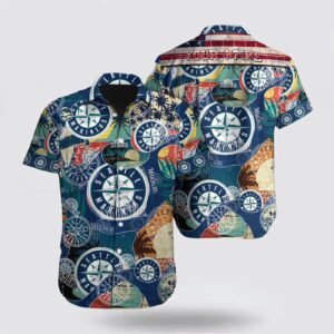 Custom MLB Seattle Mariners Hawaiian Shirt – Show Your Team Spirit in Style!