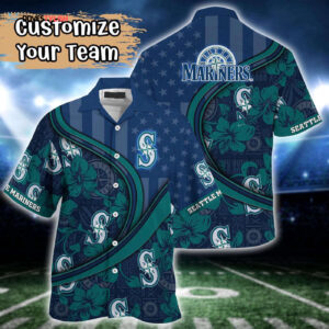 Seattle Mariners Custom Hawaiian Shirt - Perfect for MLB Fans!