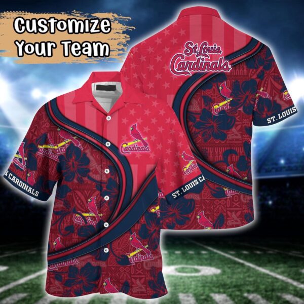 St Louis Cardinals Custom Hawaiian Shirt – Perfect for MLB Fans!