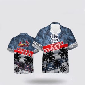MLB St Louis Cardinals Hawaiian Shirt – Customized Palm Tree Style for Fans