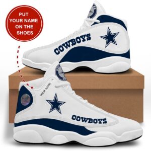 Dallas Cowboys Air Jordan 13 Custom Sneakers - Perfect Gift for Fans
