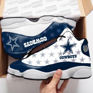Dallas Cowboys Air Jordan 13 Sneaker Custom - Perfect Gift for Fans