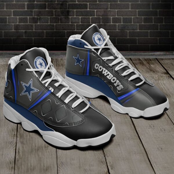 Dallas Cowboys Air Jordan 13 Sneakers 758 – Official NFL Shoes