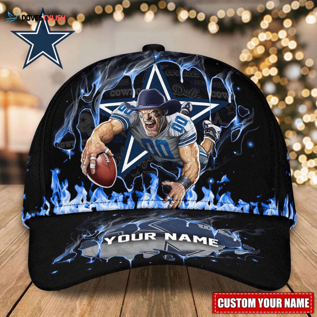 Dallas Cowboys Custom Name Classic, Baseball Caps  Gift for Men Women