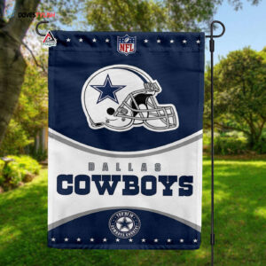 Dallas Cowboys Football Team Flag, NFL Premium Two-sided Vertical Flag - House Garden Decor Gift