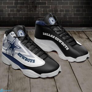 Custom Dallas Cowboys Jordan 13 Black Star Shoes – Limited Edition