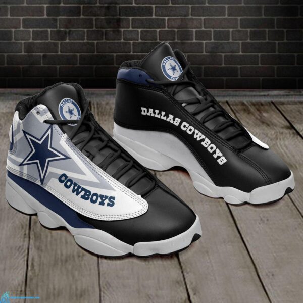 Custom Dallas Cowboys Jordan 13 Black Star Shoes – Limited Edition