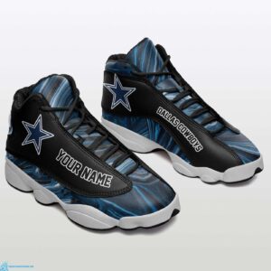 Buy Custom Dallas Cowboys Jordan 13 Blue Shoes Online