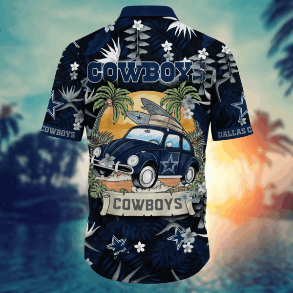 Dallas Cowboys NFL Flower Hawaii Shirt   For Fans, Summer Football Shirts