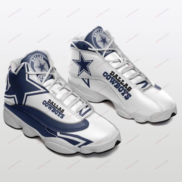 Dallas Cowboys Air Jordan 13 Sneakers: Official NFL Team Sport Shoes for Men & Women