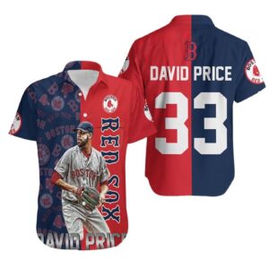 David Price Boston Red Sox 33 Hawaiian Shirt – Official MLB Fan Gear