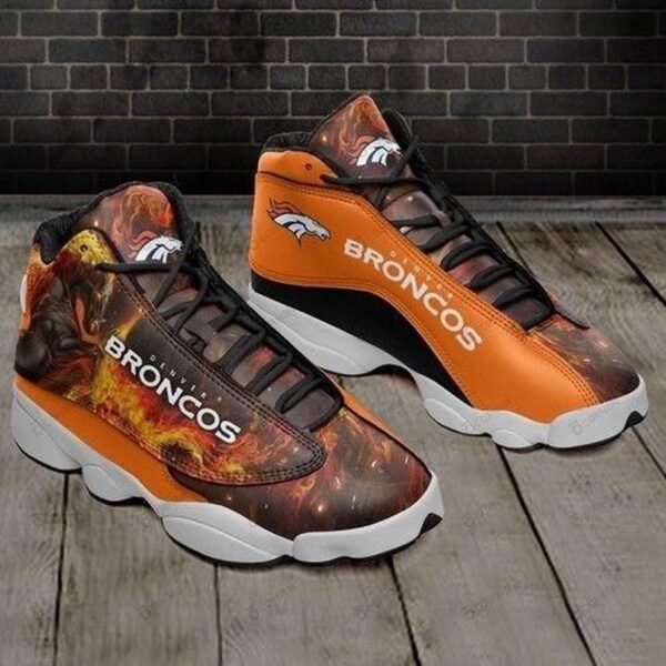 Denver Broncos Air Jordan 13 Custom Sneaker: Perfect Fan Gift