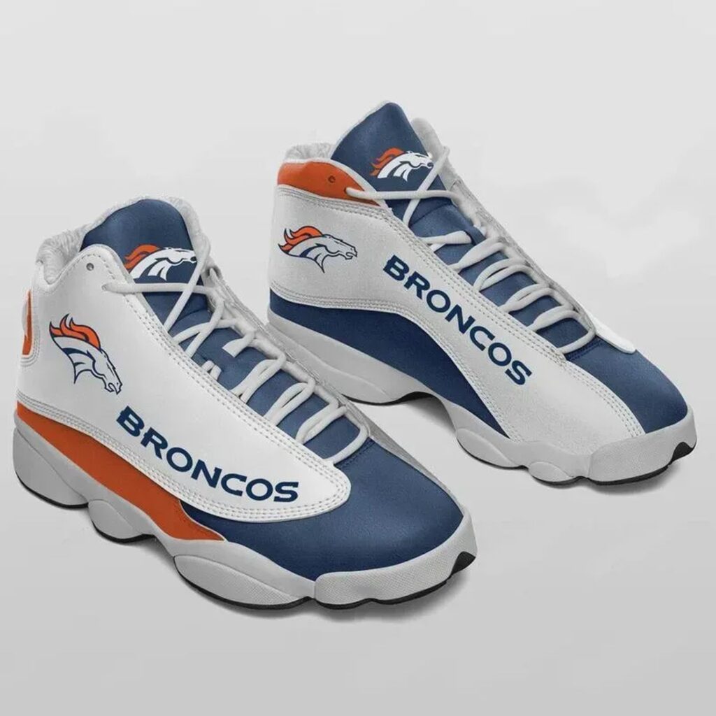 Denver Broncos Air Jordan 13 Custom Sneaker: Perfect Fan Gift Denver Broncos Air Jordan 13 Custom Sneaker: Perfect Fan Gift