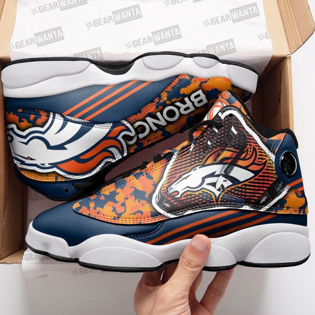 Denver Broncos Air Jordan 13 Sneaker Custom: Perfect Gift for Fans Denver Broncos Air Jordan 13 Sneaker Custom: Perfect Gift for Fans