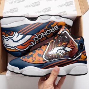 Denver Broncos Air Jordan 13 Sneaker Custom: Perfect Gift for Fans