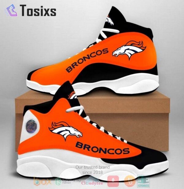 Denver Broncos Air Jordan 13 Custom Sneaker: Perfect Fan Gift