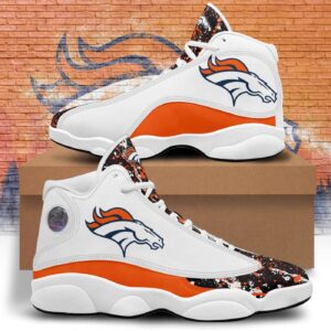 Denver Broncos Air Jordan 13 Sneaker Custom - Perfect Fan Gift