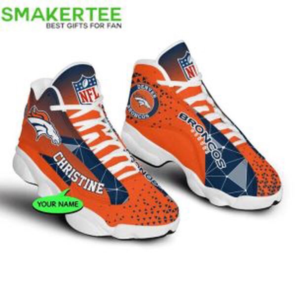 Custom Denver Broncos Jordan 13 Shoes: Personalize Your Game Day Style