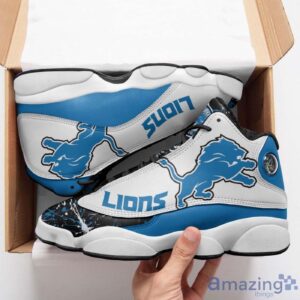 Detroit Lions Air Jordan 13 Custom Sneaker - Perfect Gift for Fans