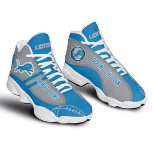 Official Detroit Lions Air Jordan 13 Sneakers – Limited Edition 2021