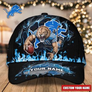 Detroit Lions Custom Name Classic, Baseball Caps  Gift for Men Women