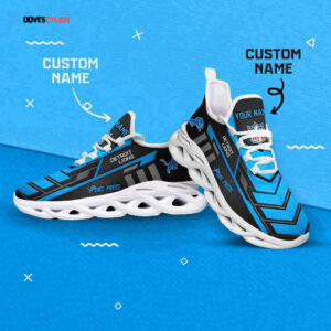 Detroit Lions Custom Name Max Soul Shoes  For Men And Women