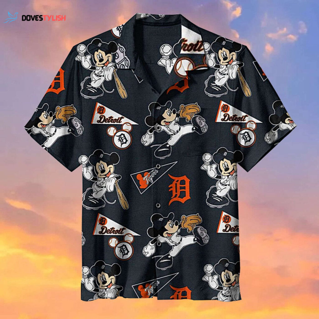 Detroit Tigers Baseball Hawaiian Shirt – Official MLB Merchandise