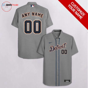 Personalized Detroit Tigers Hawaiian Shirt - Custom MLB Fan Gear