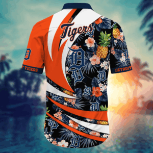 Detroit Tigers MLB Flower Hawaii Shirt  For Fans, Summer Football Shirts
