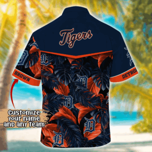 Detroit Tigers MLB Summer Hawaii Shirt And TShirt, Custom Football Shirts