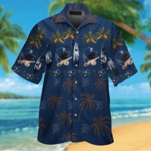 Detroit Tigers Tropical Aloha Hawaiian Shirt Set – Men Women Fan Gift