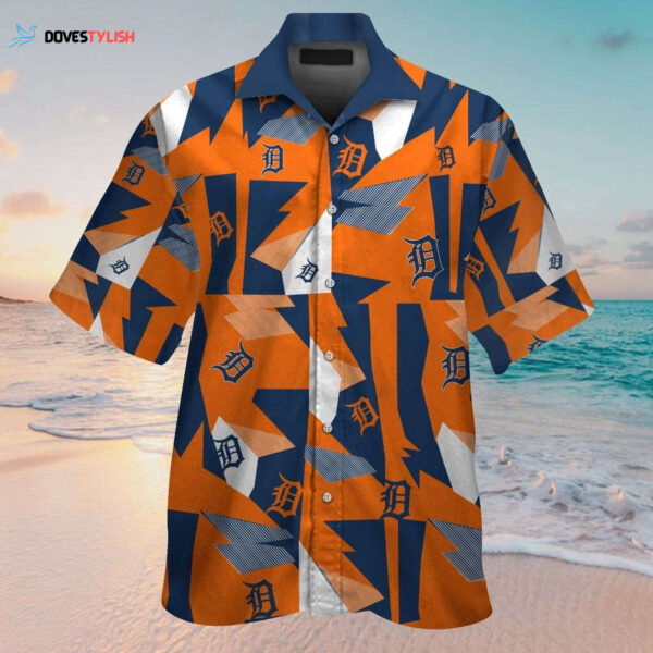 Detroit Tigers Tropical Aloha Hawaiian Shirt Set for Men Women Kids – MTE08