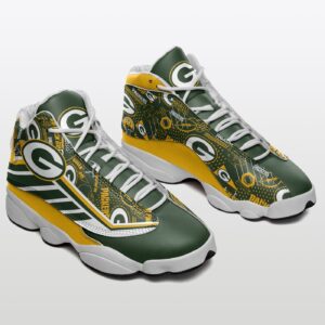 Green Bay Packers Air Jordan 13 Sneakers 897: Official NFL Shoes