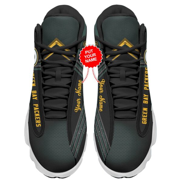 Custom Green Bay Packers Air Jordan 13 Sneakers with Personalized Name – Limited Edition 1067