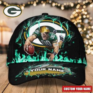Green Bay Packers Custom Name Classic, Baseball Caps  Gift for Men Women