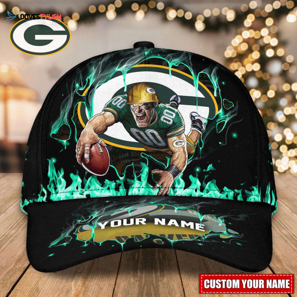 Green Bay Packers Custom Name Classic, Baseball Caps Gift for Men Women Green Bay Packers Custom Name Classic, Baseball Caps Gift for Men Women