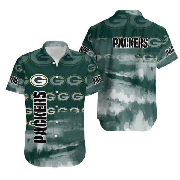 Green Bay Packers Gift For Fan Hawaiian Graphic Print Short Sleeve