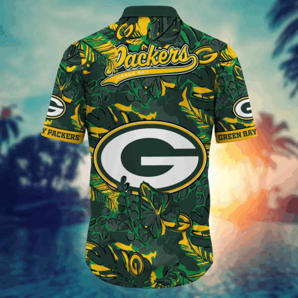 Green Bay Packers NFL Flower Hawaii Shirt  For Fans, Summer Football Shirts NA49404