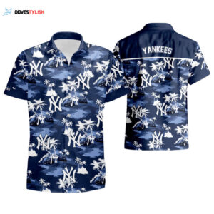 New York Yankees Hawaiian Shirt: Tropical Flower Aloha Shirt for Summer 2023