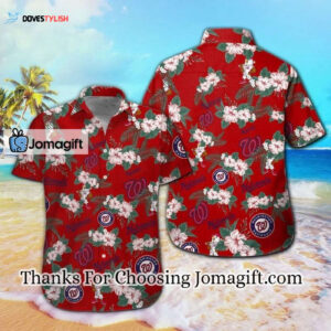 Official Washington Nationals Hawaiian Shirt – High-Quality Gift for Fans
