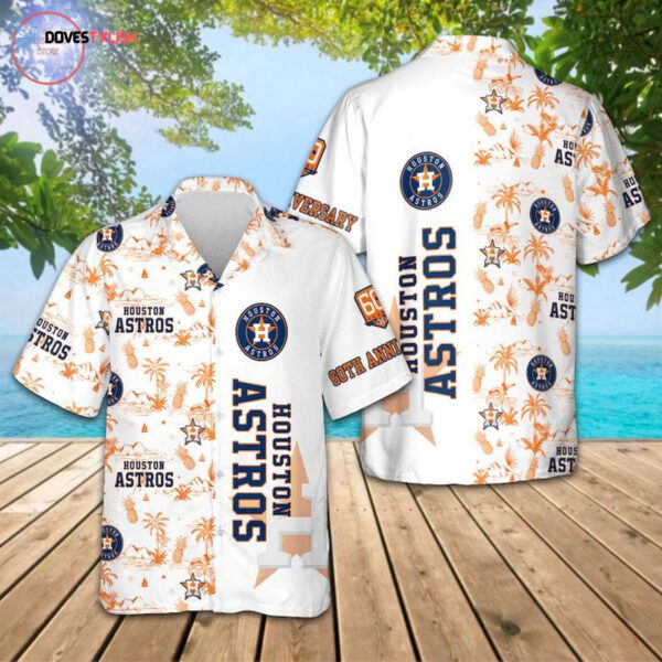 Houston Astros 60th Year Unisex Hawaiian Shirt – Official MLB Merchandise
