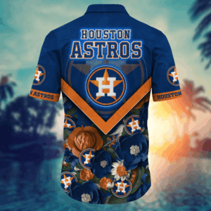 Houston Astros MLB Flower Hawaii Shirt And Tshirt For Fans, Custom Summer Football Shirts