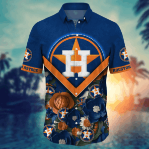 Houston Astros MLB Flower Hawaii Shirt And Tshirt For Fans, Custom Summer Football Shirts 3