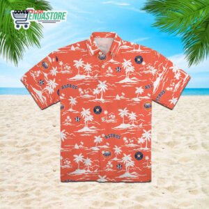 Official Houston Astros Palm Tree Hawaiian Shirt - Limited Edition